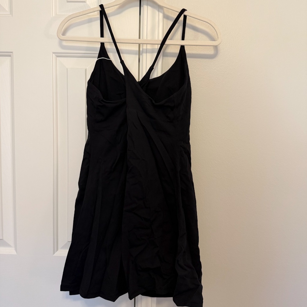 Halara Softlyzero Plush Backless Active Dress-Easy Peezy Edition Black - Picture 8 of 10